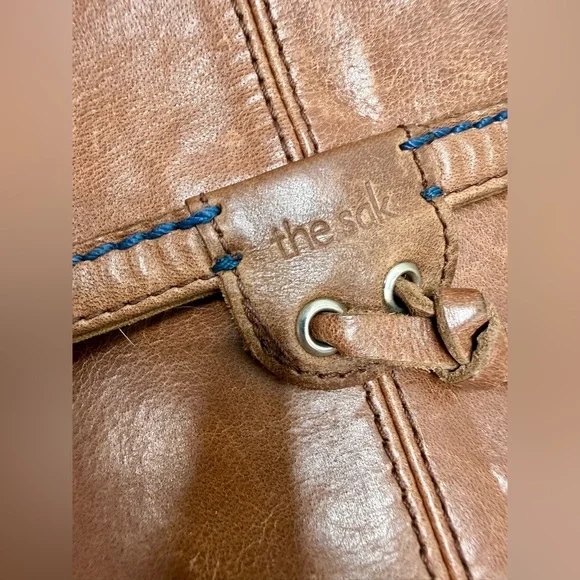 The Sak Ventura Brown Leather Convertible Backpack - Picture 4 of 6